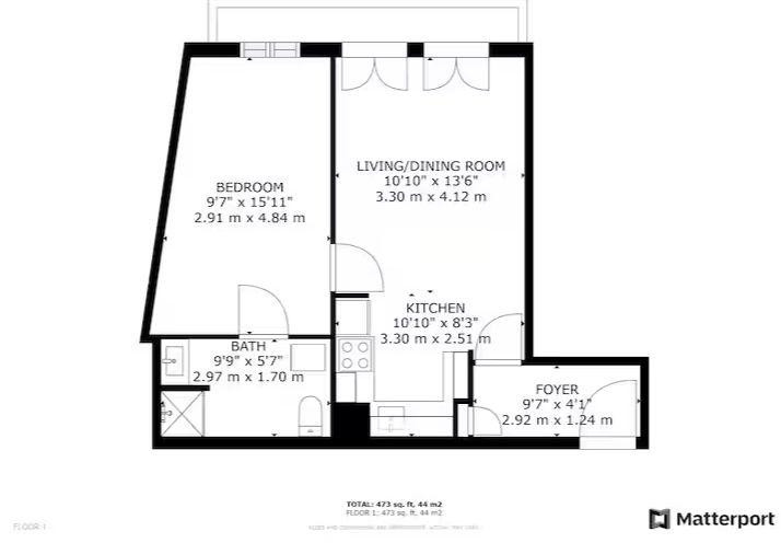 
                                                Location
                                                 Superbe 2P 44m² lumineux fonctionnel avec balcon