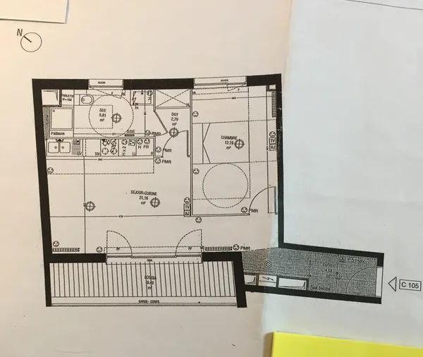 
                                                Location
                                                 Superbe 2P meublé 46m² avec loggia