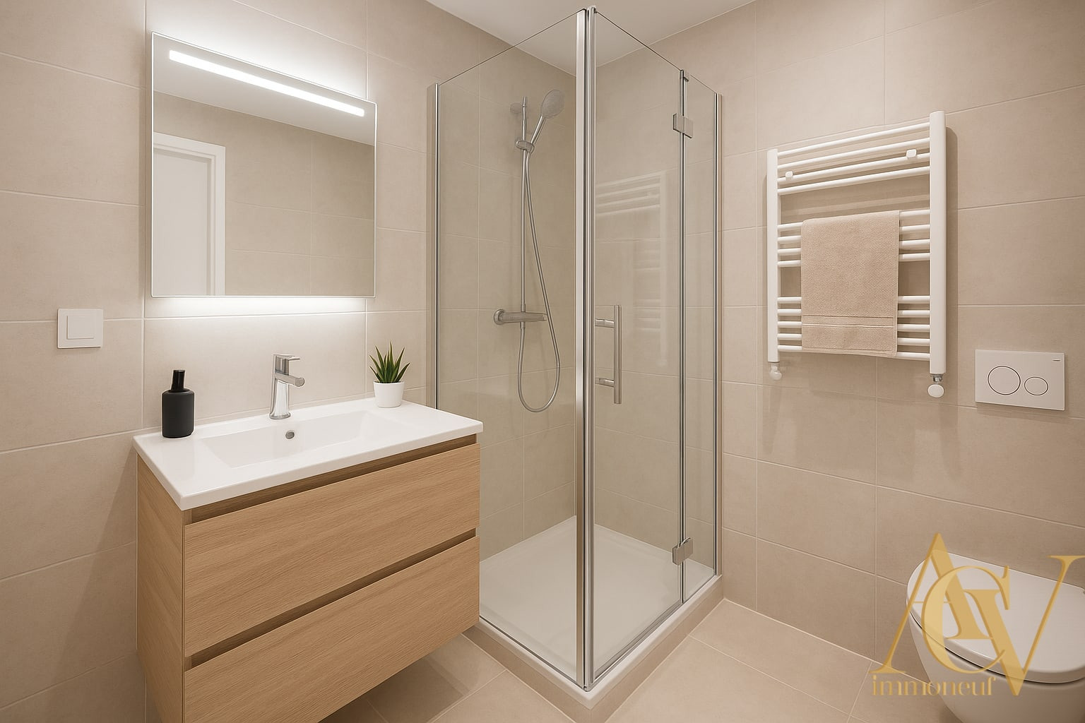 
                                                Vente
                                                 Superbe appartement T2 Belle vue