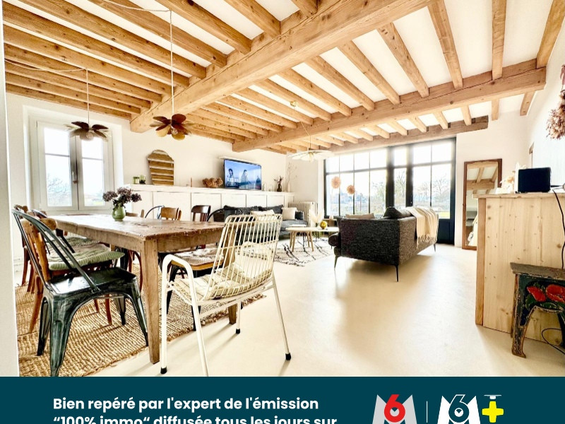 
                                                Vente
                                                 Superbe corps de ferme rénové de 352 m² sur  1393 m² de terrain