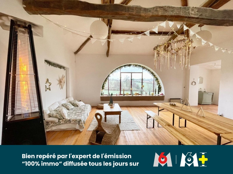 
                                                Vente
                                                 Superbe corps de ferme rénové de 352 m² sur  1393 m² de terrain