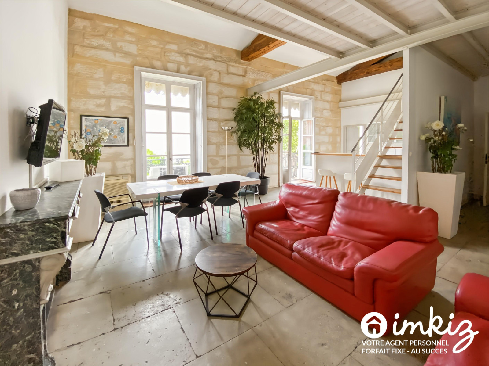 
                                                Vente
                                                 Superbe Duplex Haussmannien 4 pièces