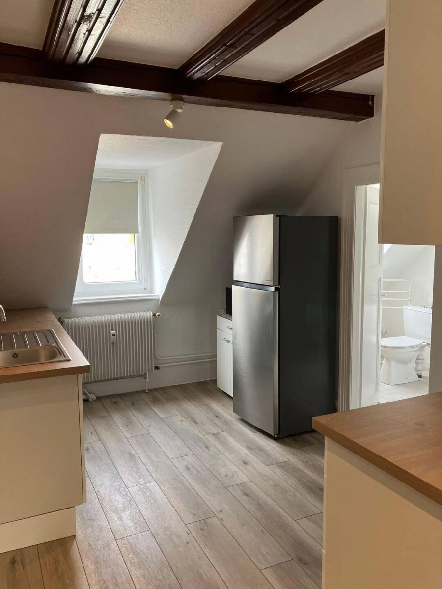 
                                                Location
                                                 Superbe F3 mansardé rénové à neuf 50m² Facultés