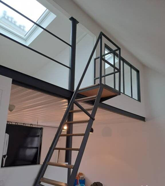 
                                                Location
                                                 Superbe loft 40m² avec mezzanine + terrasse 10m²