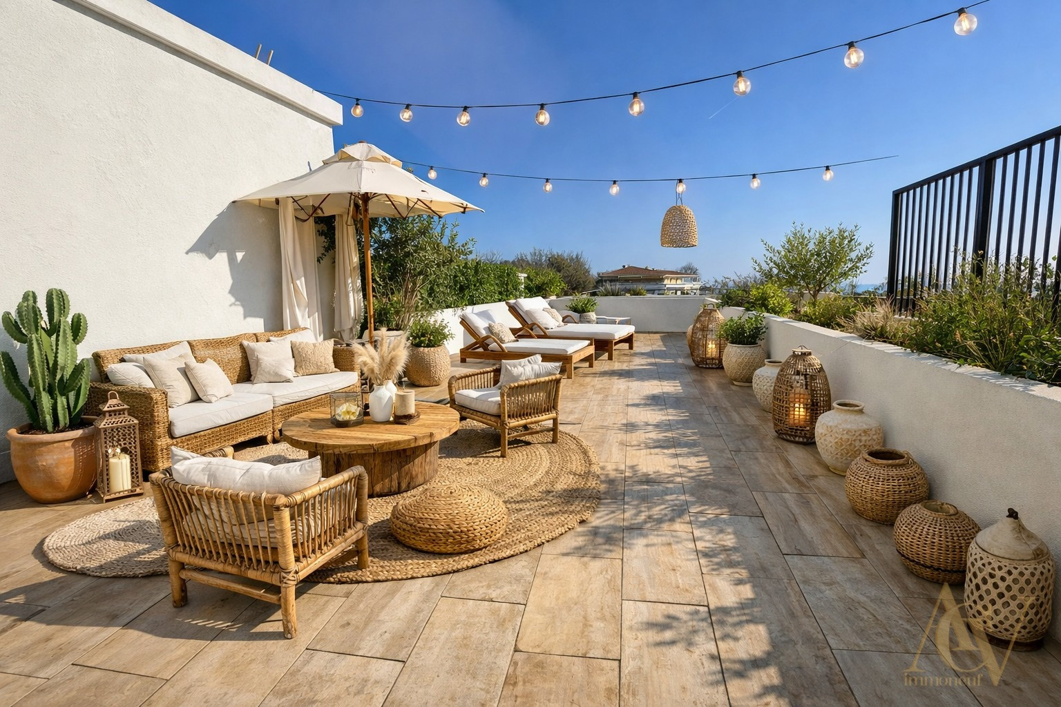 
                                                Vente
                                                 Superbe Rooftop 4 pièces vue mer Antibes