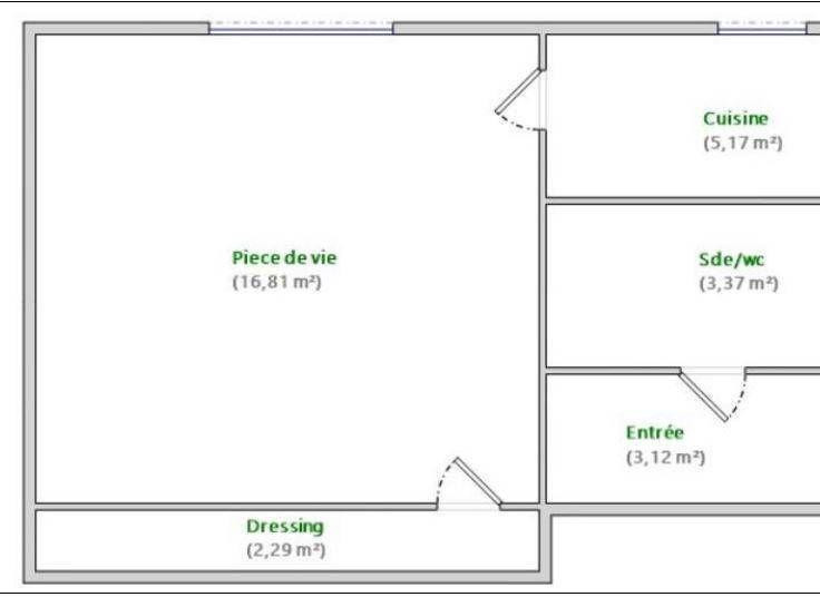 
                                                Location
                                                 Superbe studio meublé 30m²