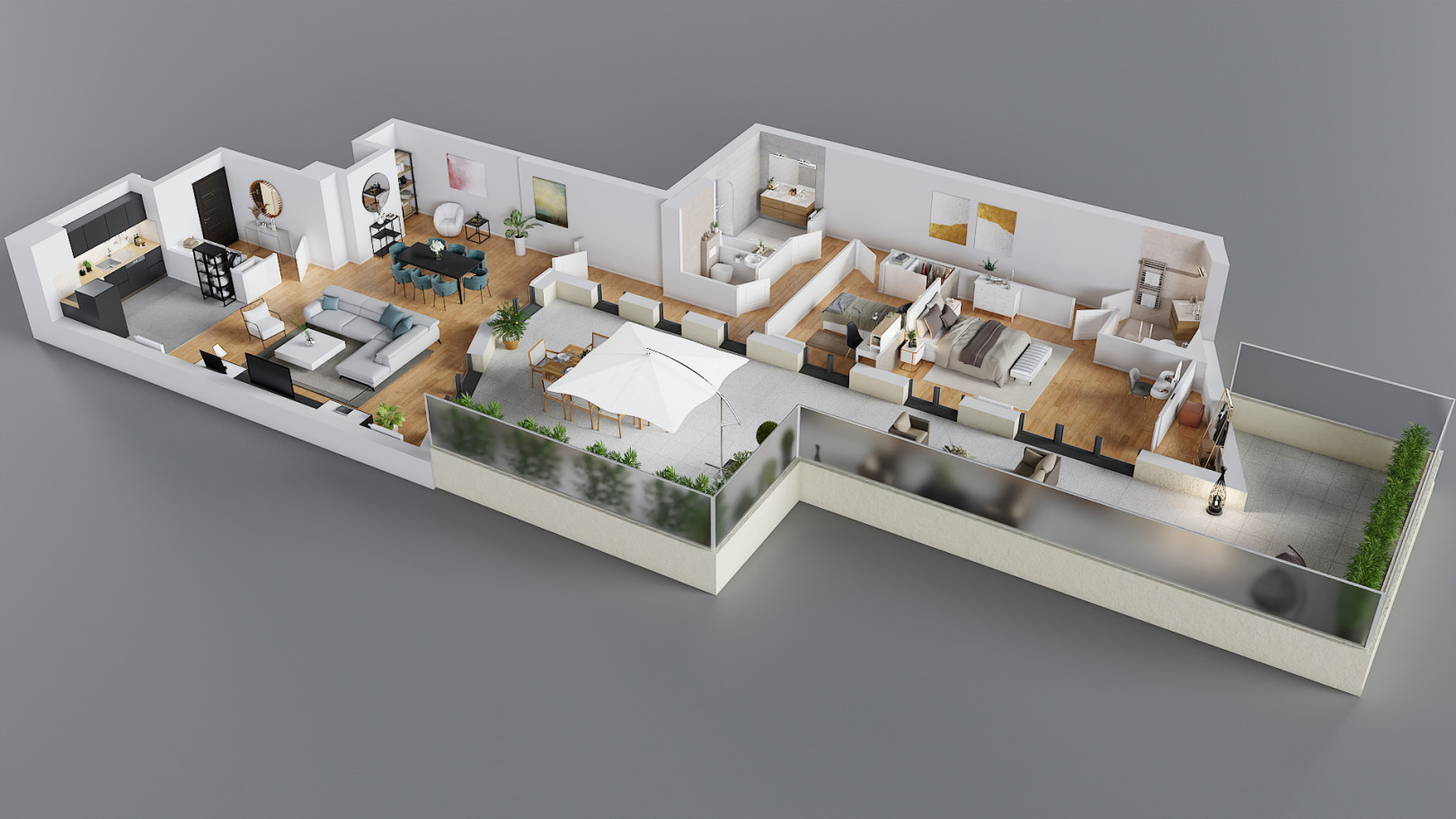 
                                                Vente
                                                 Superbe T4 neuf de 117,92 m² avec grande terrasse