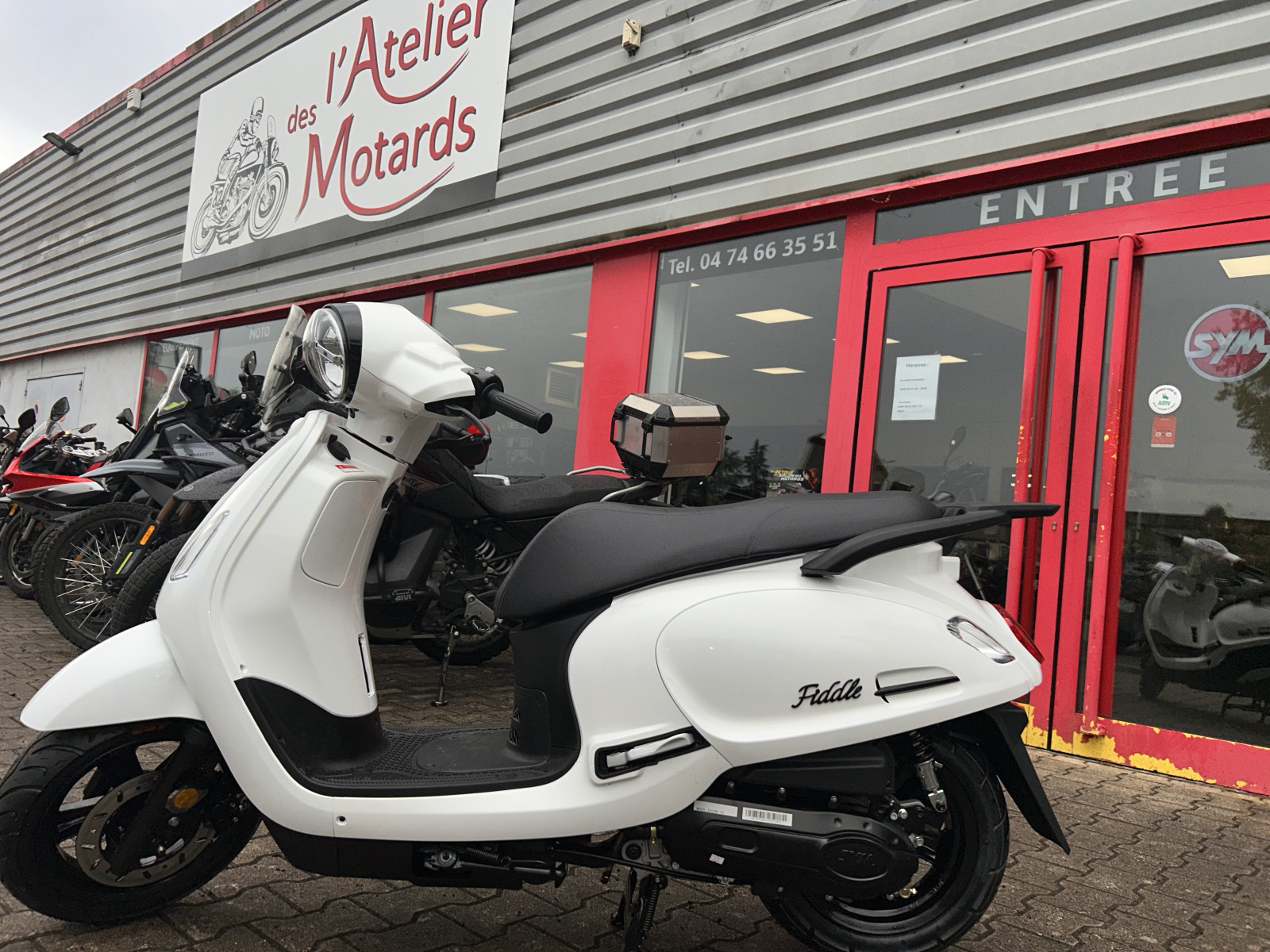 
                                                Moto - Scooter
                                                 SYM 😉 SYM Fiddle 50 4T Injection – Comme neuf, seulement 1 km ! 😉 2026