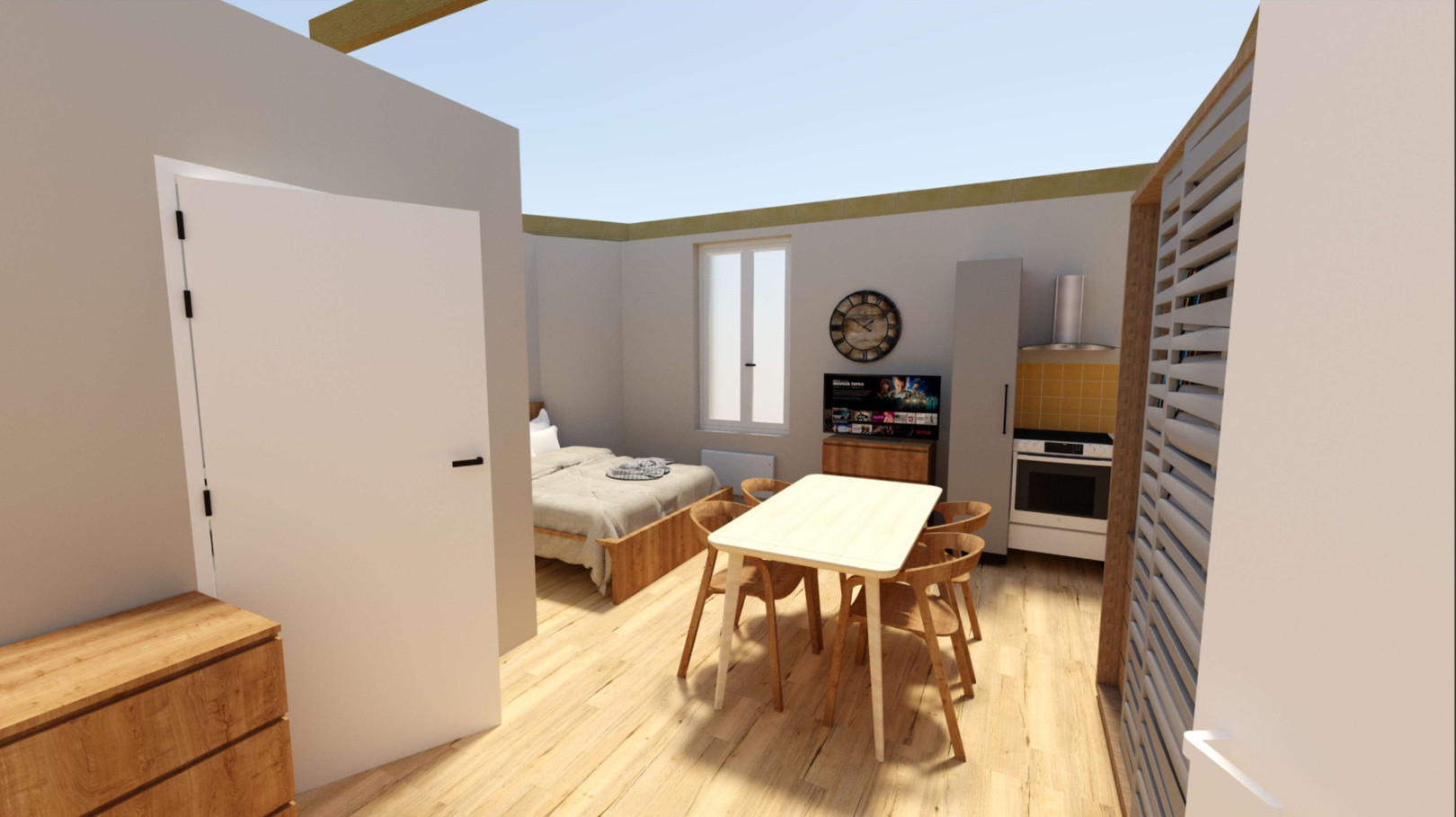 
                                                Vente
                                                 T1 bis rénové avec mezzanine Bordeaux