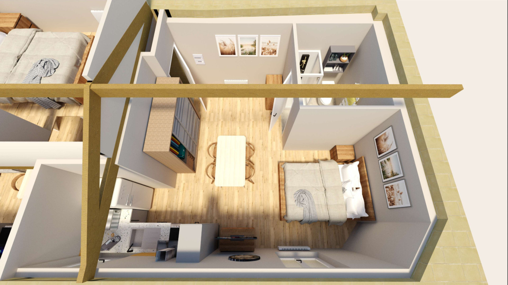 
                                                Vente
                                                 T1 bis rénové avec mezzanine Bordeaux