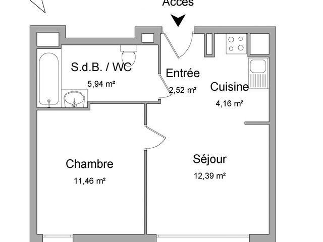 
                                                Location
                                                 T2  à Franconville