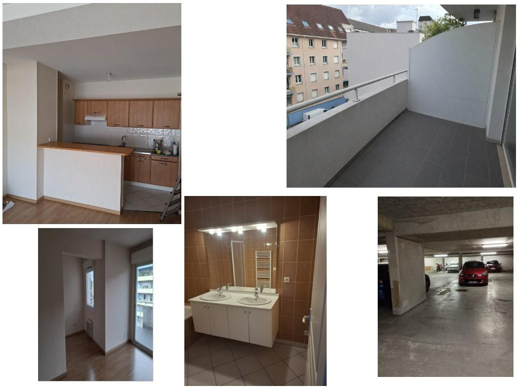 
                                                Location
                                                 T2 bis lumineux calme 53 m² – Terrasse + parking