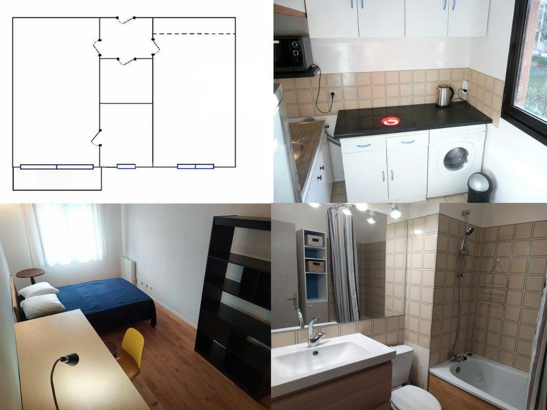 
                                                Location
                                                 T2 bis meublé, sur jardin, tennis