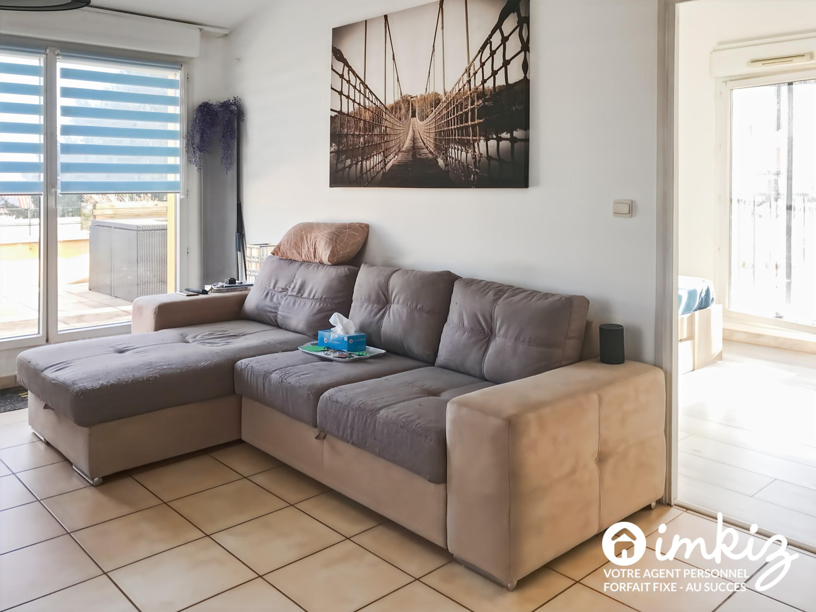 
                                                Vente
                                                 T2 de 48 m², dernier étage avec terrasse de 20 m²