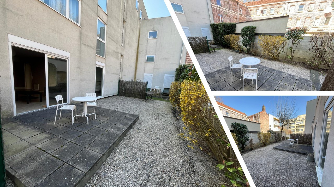 
                                                Location
                                                 T2 de 50m2 à Lille Wazemmes - Jardin et parking