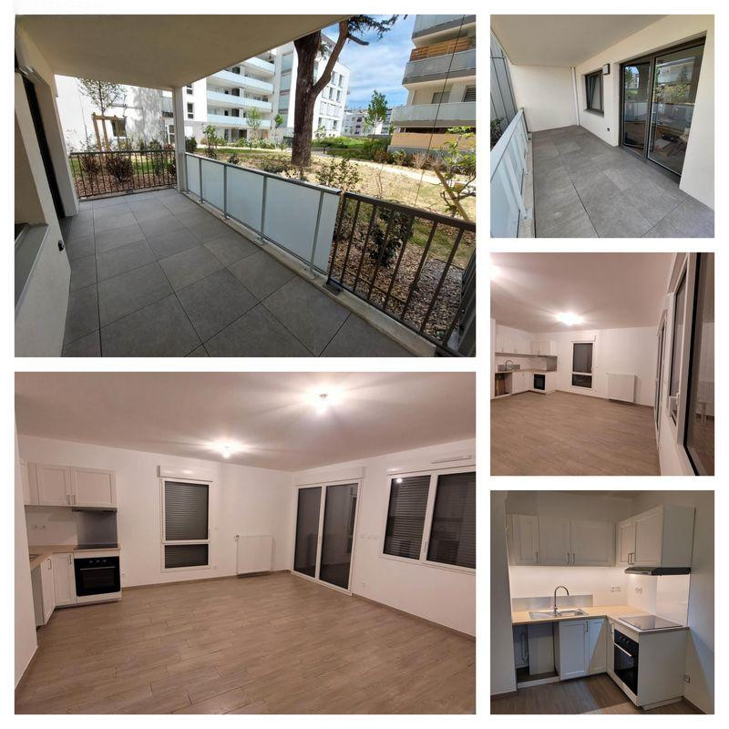 
                                                Location
                                                 T2 en RDJ avec 2 terrasses jardin + grand garage