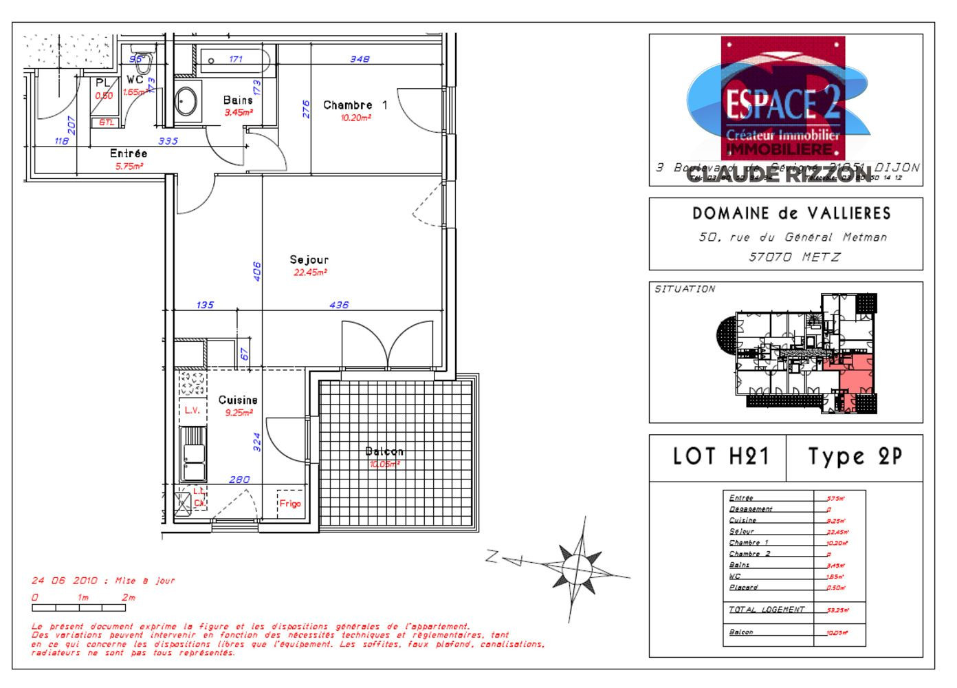 
                                                Vente
                                                 T2 INVESTISSEURS METZ VALLIERES