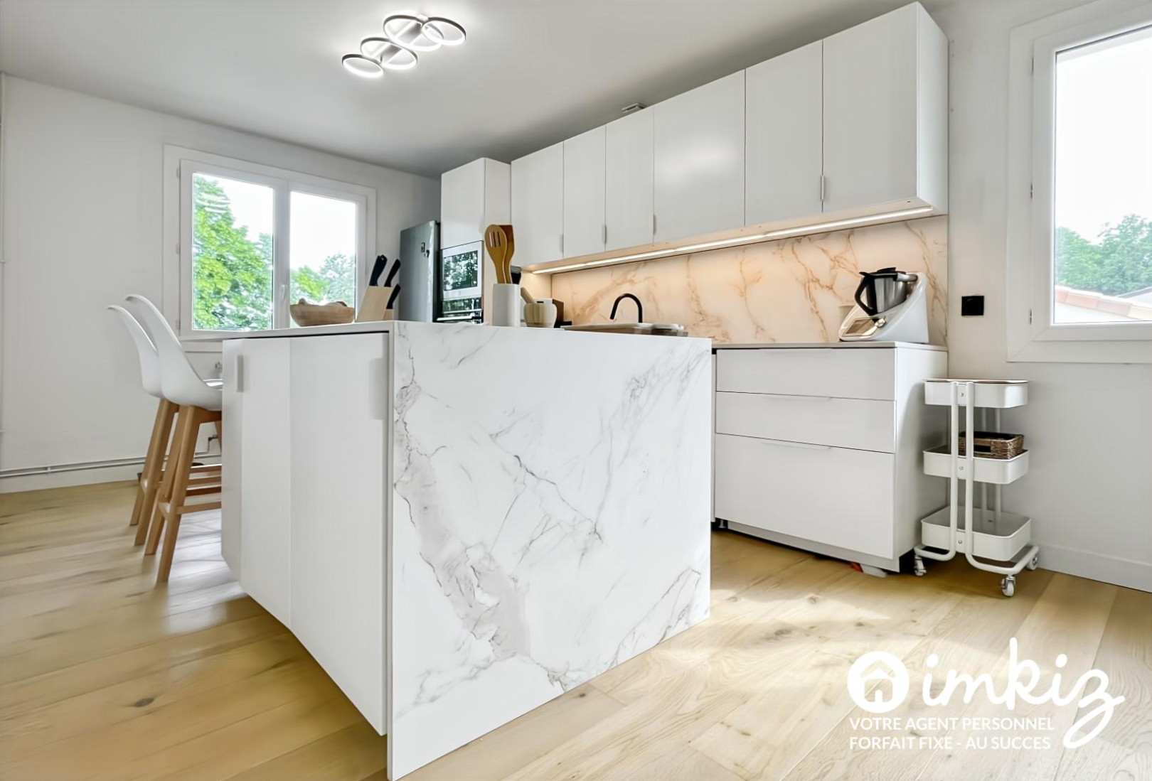
                                                Vente
                                                 T3/4 entièrement rénové à Saint-Orens / Marqueille