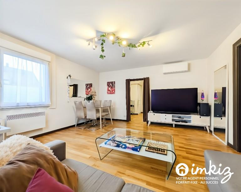 
                                                Vente
                                                 T3 65m² traversant en RDC, luminosité et confort