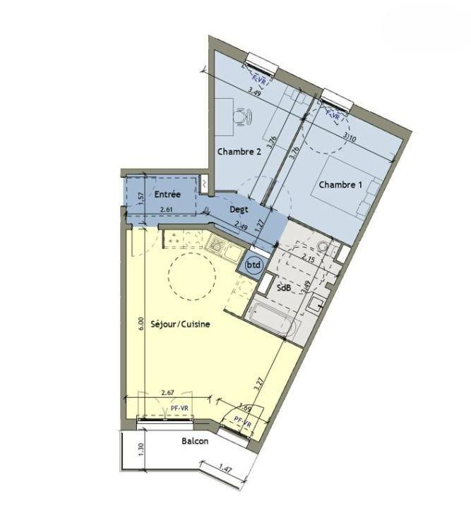 
                                                Location
                                                 T3 avec balcon et parking à Noisy-le-Grand