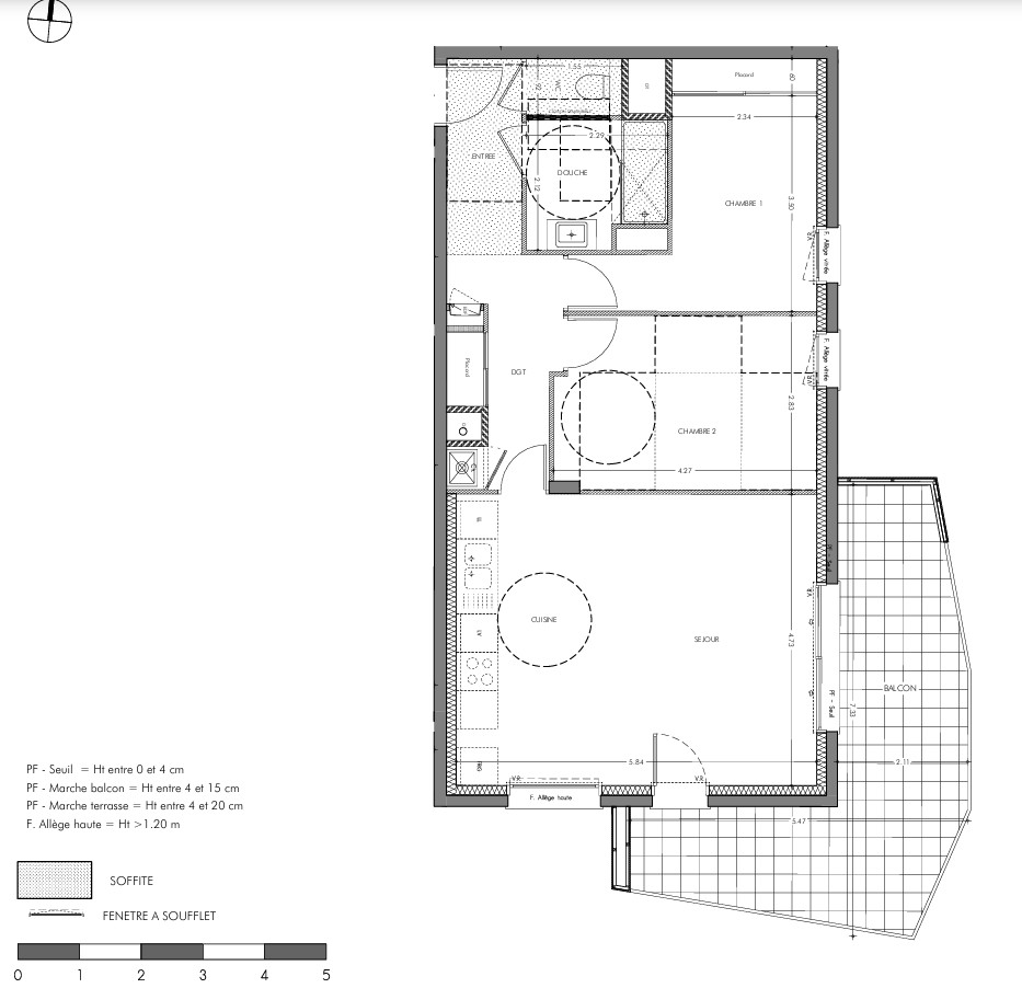 
                                                Vente
                                                 T3 avec balcon  exposé sud au pied du Vercors
