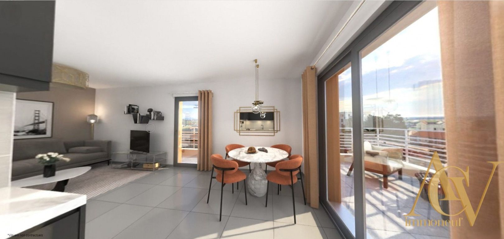 
                                                Vente
                                                 T3 d’exception dernier étage  – Aix Rotonde à pied