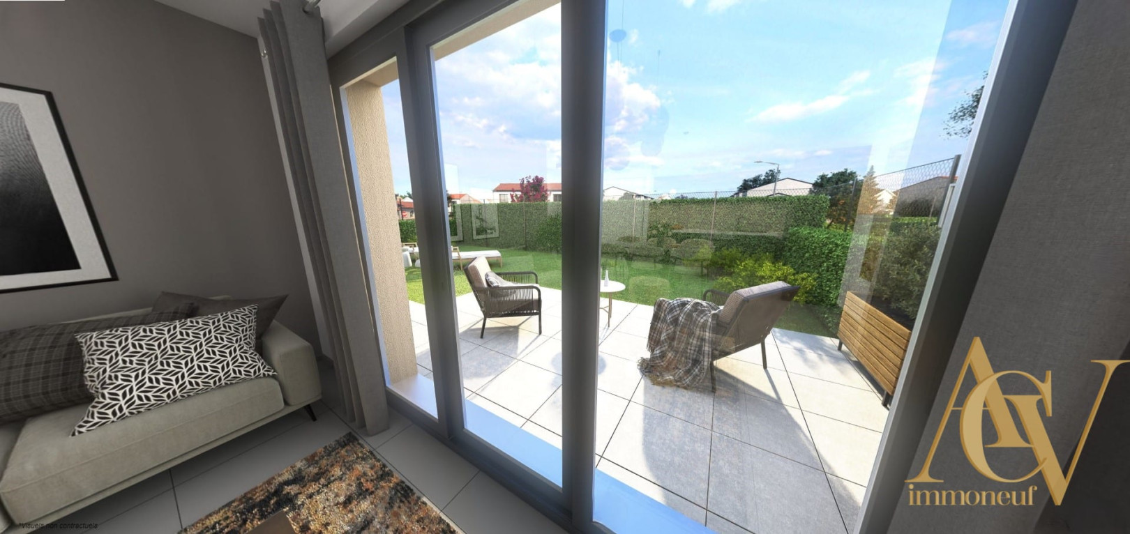 
                                                Vente
                                                 T3 d’exception grand jardin – Aix centre à pied