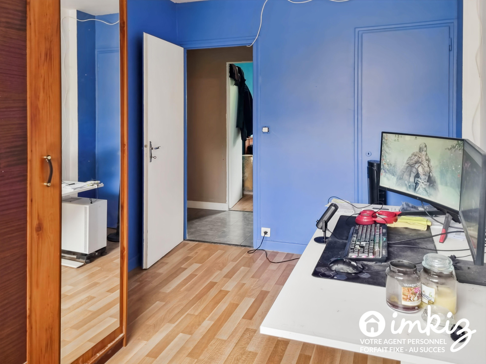 
                                                Vente
                                                 T3 de 57m² avec vue sur le massif de Belledonne