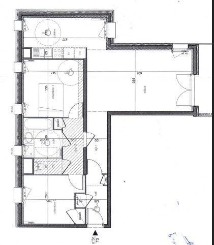 
                                                Location
                                                 T3 garage balcon sud a louer 71m2 Lyon confluence