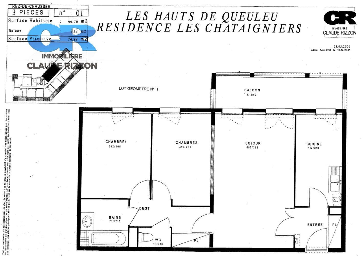 
                                                Vente
                                                 T3 METZ QUEULEU