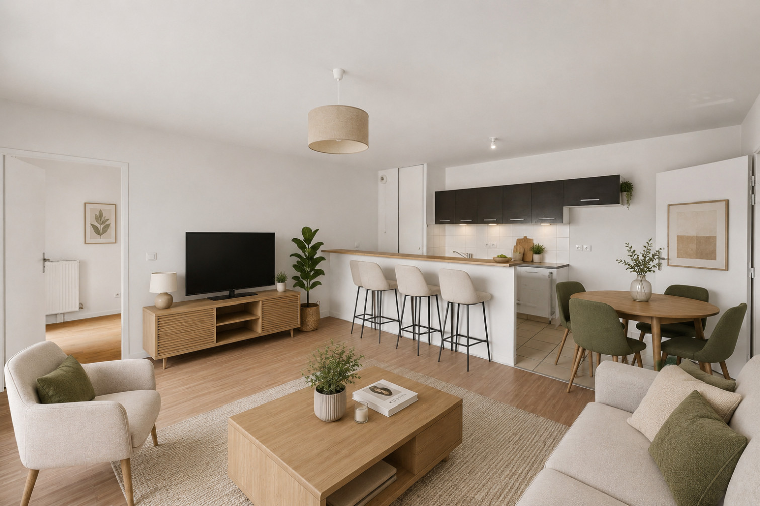 
                                                Vente
                                                 T3 pièces avec balcon - ST OUEN L'AUMONE