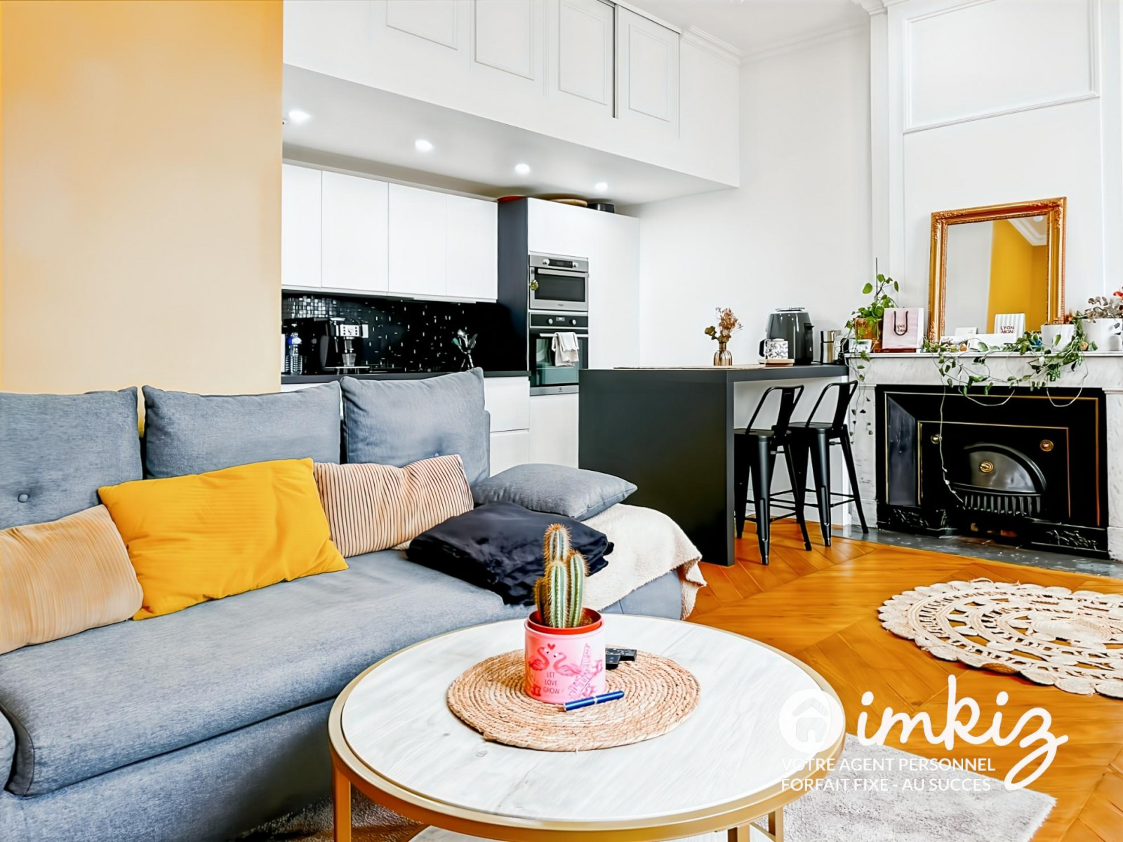 
                                                Vente
                                                 T3 quartier d'Ainay entièrement rénové !