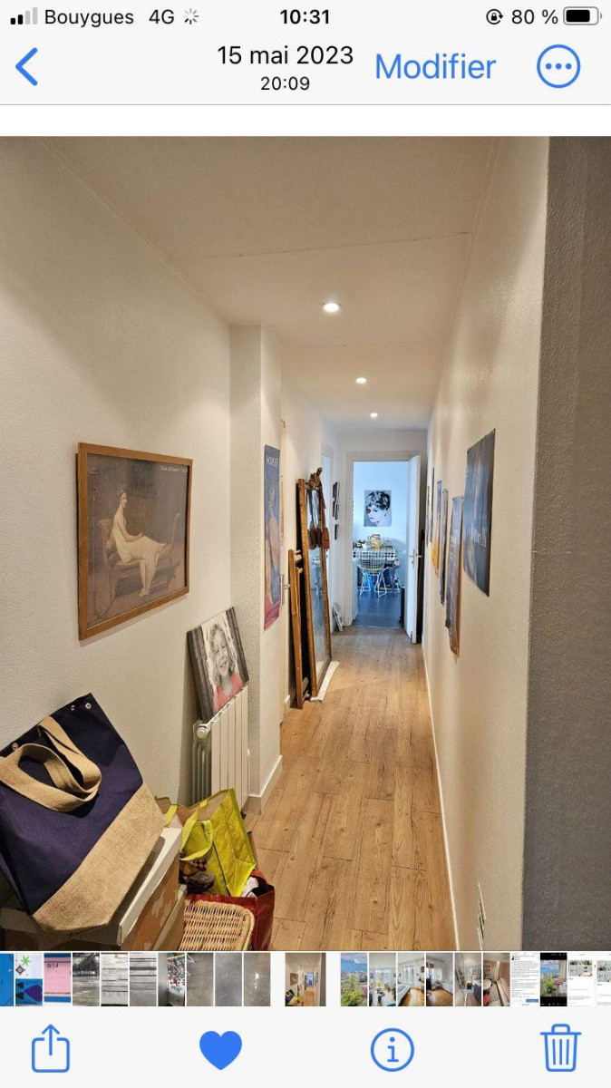 
                                                Location
                                                 T3 soleil vue et terrasse, Cuisine/séjour, 2 sdb