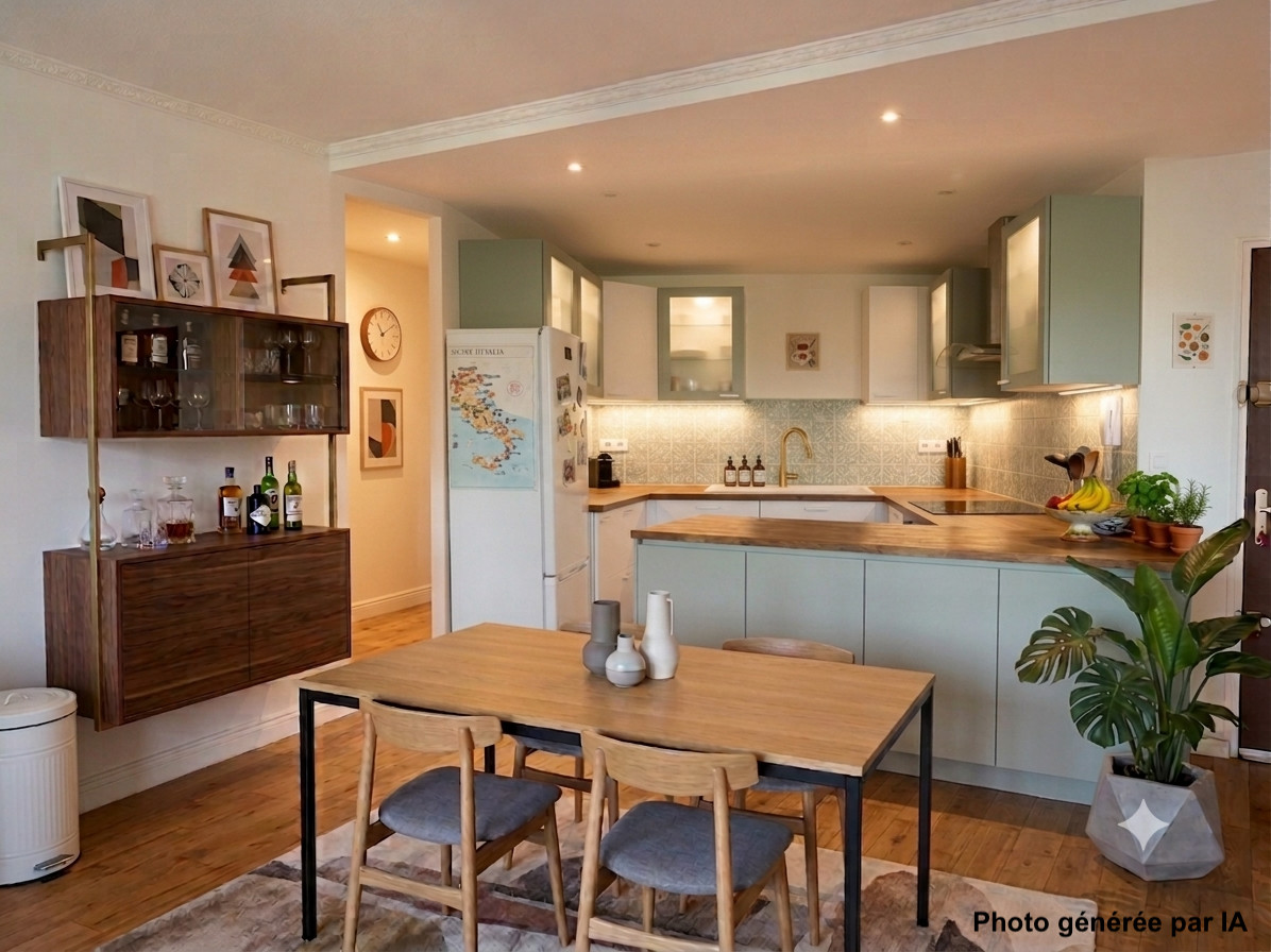 
                                                Vente
                                                 T4 DE 81m2 CENTRE GERLAND AVEC BALCON
