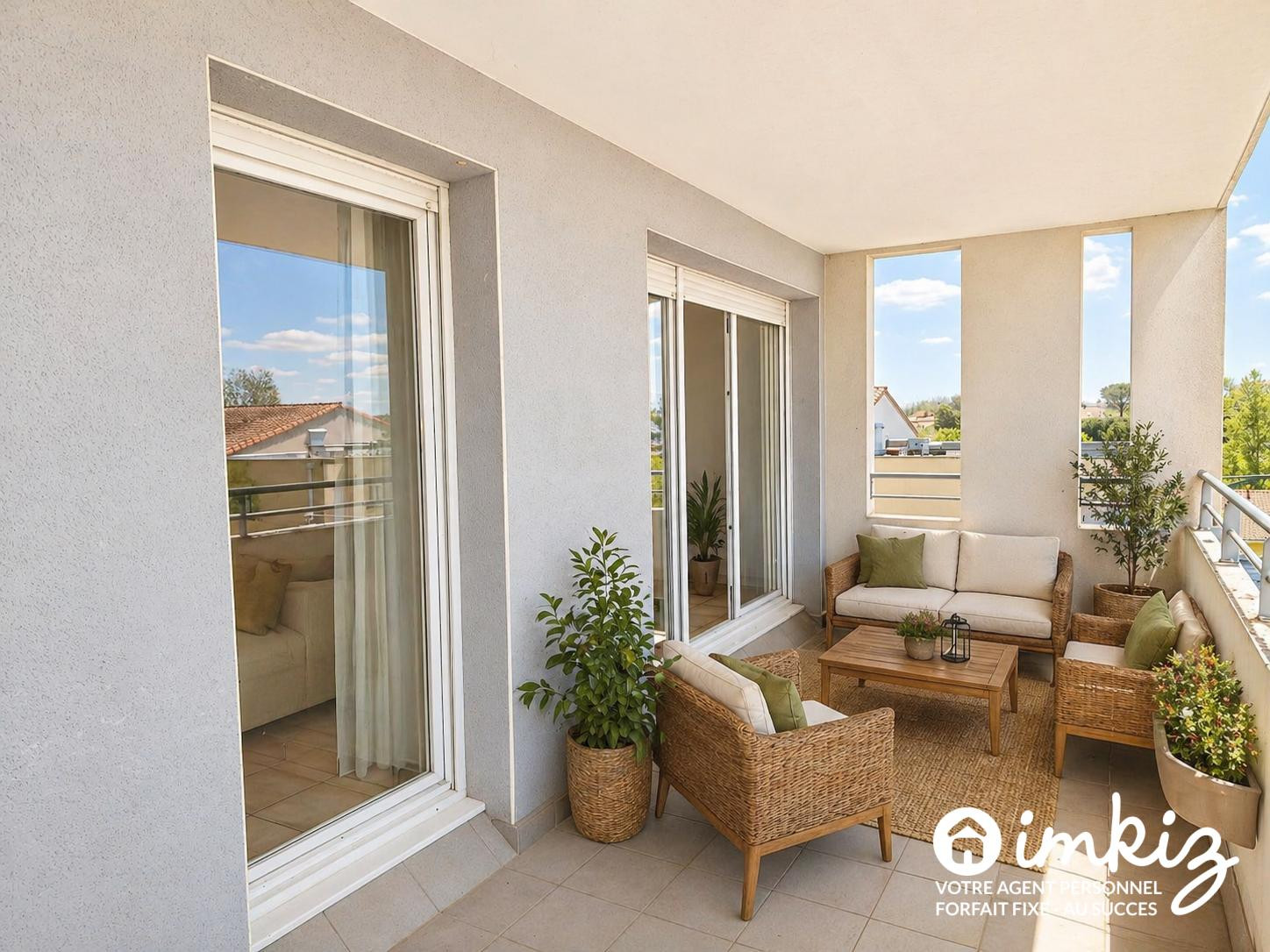 
                                                Vente
                                                 T4 EN DERNIER ÉTAGE AVEC TERRASSE, VUE DÉGAGÉE