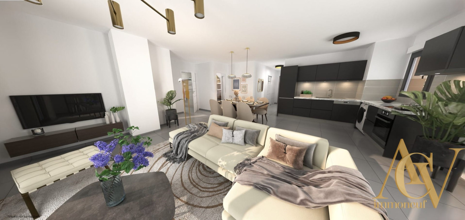 
                                                Vente
                                                 T4 : Spacieux 4 pièces  – Aix centre à pied