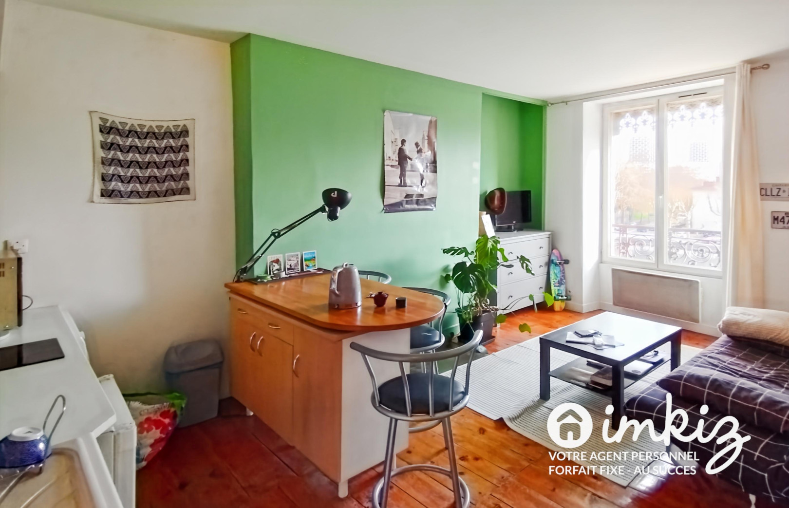
                                                Vente
                                                 T5 de 89m² - immeuble classé avec vue Belledonne