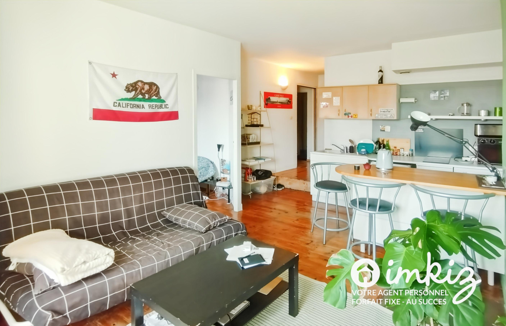 
                                                Vente
                                                 T5 de 89m² - immeuble classé avec vue Belledonne