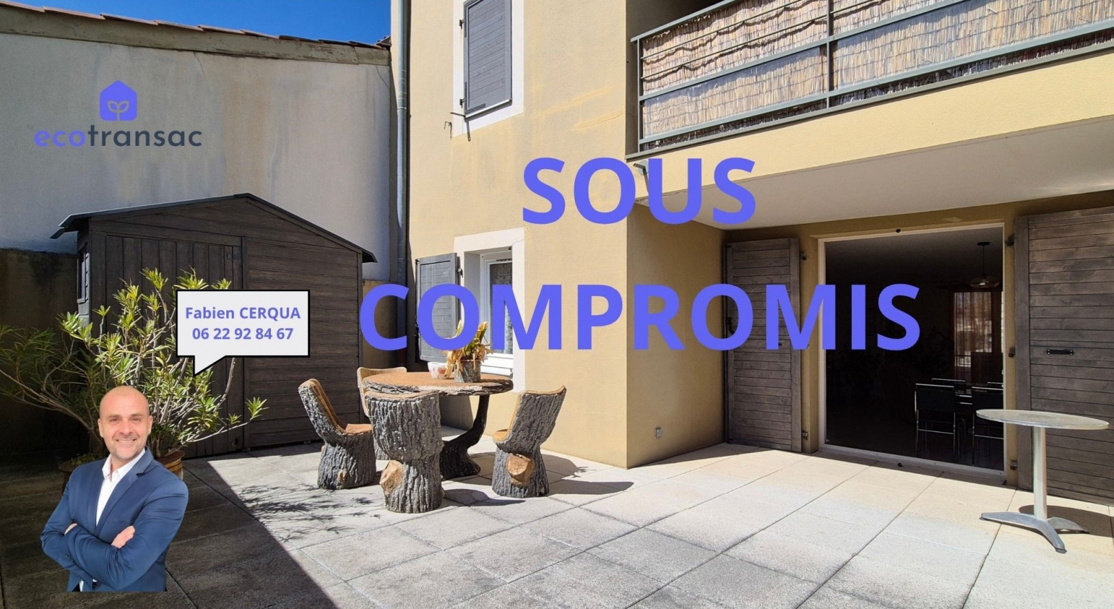 
                                                Vente
                                                 TALUYERS- T4 de 80 m² + terrasse + parking + cave