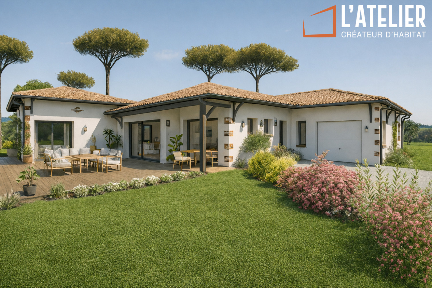 
                                                Vente
                                                 Terrain + construction à Biscarrosse