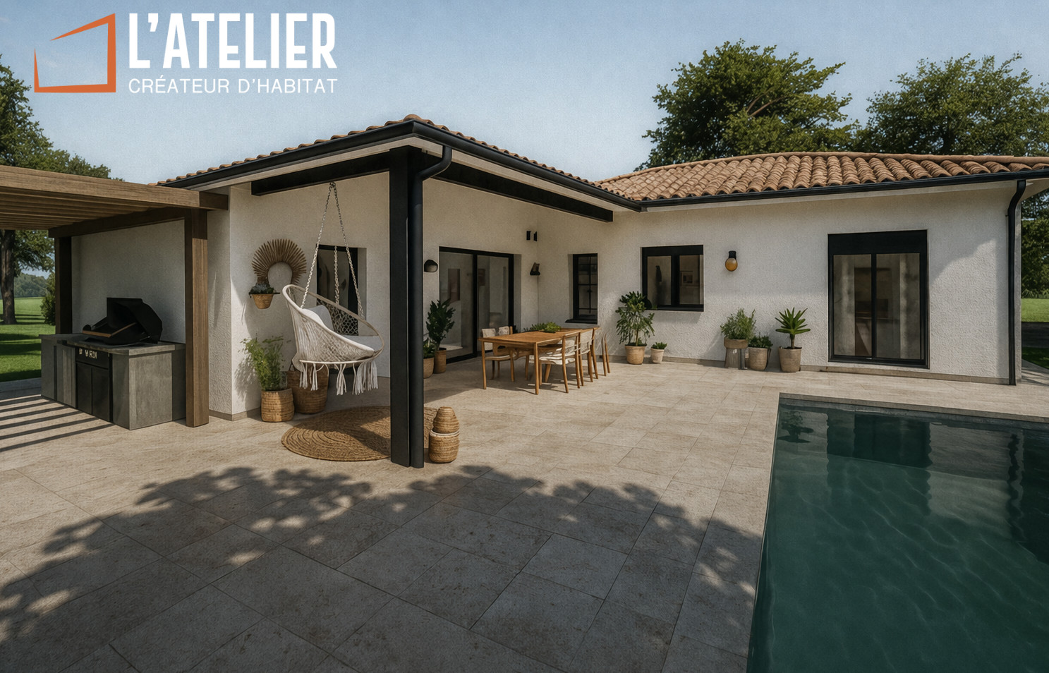 
                                                Vente
                                                 Terrain + construction à Parentis en Born