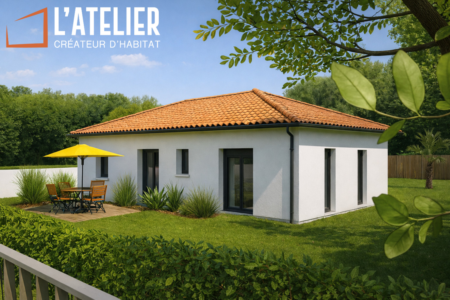 
                                                Vente
                                                 Terrain + construction à Parentis en Born
