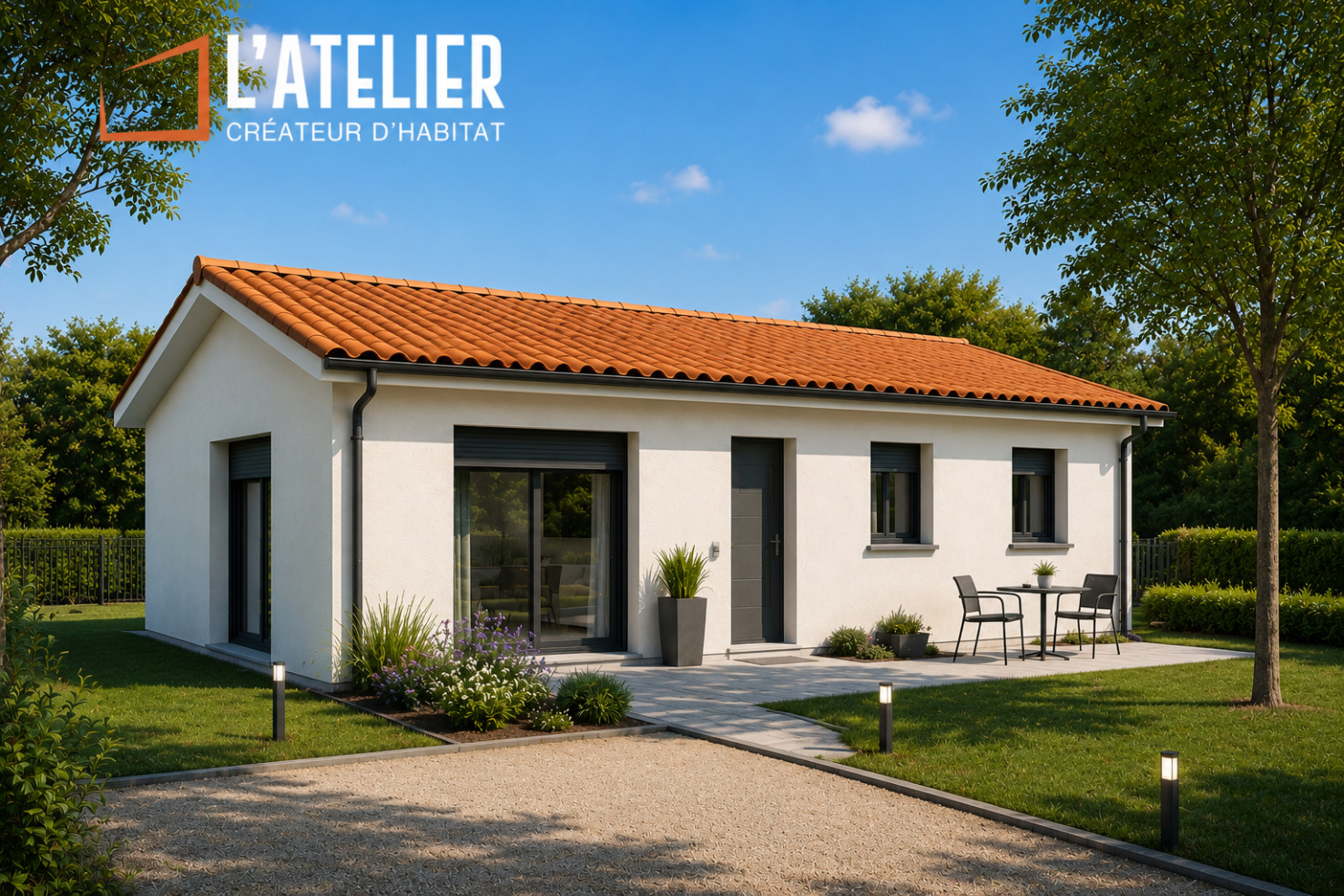 
                                                Vente
                                                 Terrain + construction à Parentis en Born
