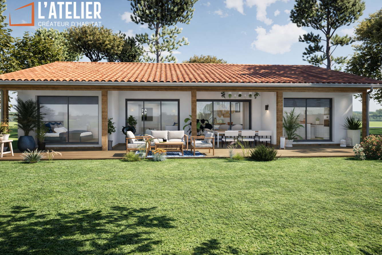 
                                                Vente
                                                 Terrain + Construction à Prechacq les Bains (40)