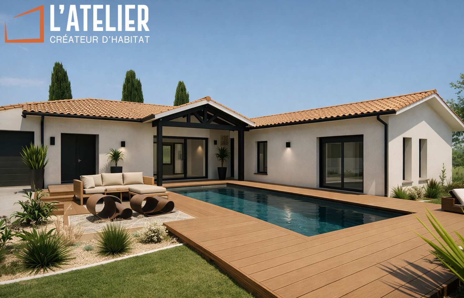 
                                                Vente
                                                 Terrain + construction Parentis en Born