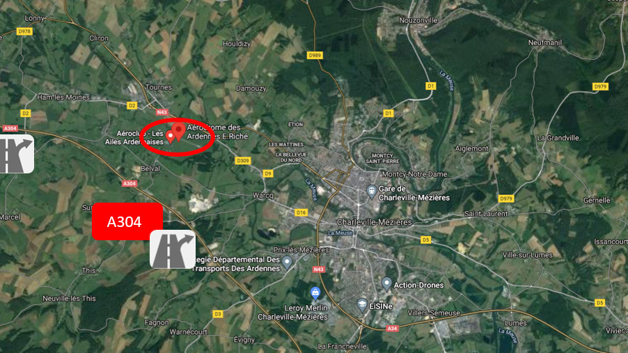 
                                                Vente
                                                 Terrain de 283 m² à vendre dans un aérodrome – Charleville-Mézières