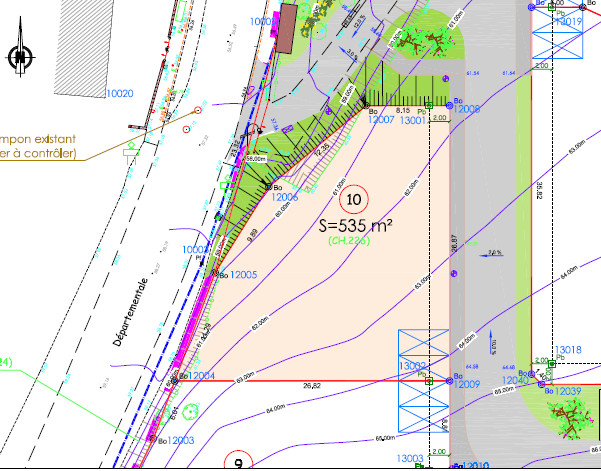 
                                                Vente
                                                 Terrain de 535m2 à Saint-Lô