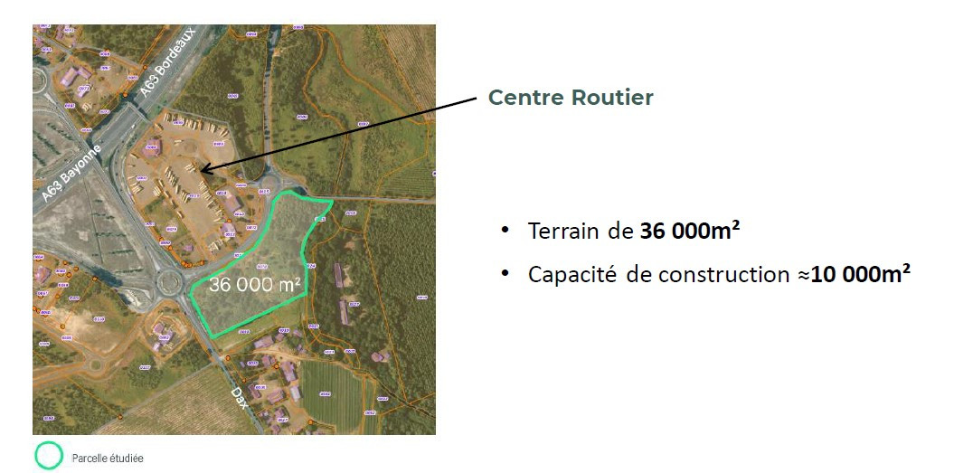 
                                                Vente
                                                 Terrain industriel de 36 000 m² disponible à la vente à Castets (19)
