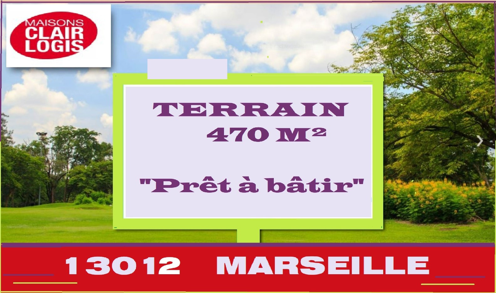 
                                                Vente
                                                 Terrain + Villa (13012)