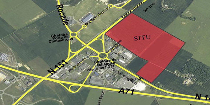 
                                                Vente
                                                 Terrains industriels à partir de 7700 m² à vendre – Bourges/Cher